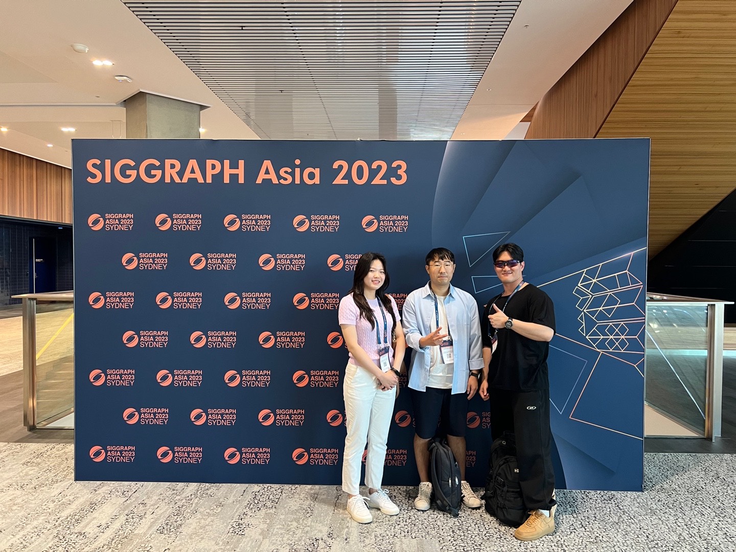 Jonghee presented a paper at SIGGRAPH Asia 2023