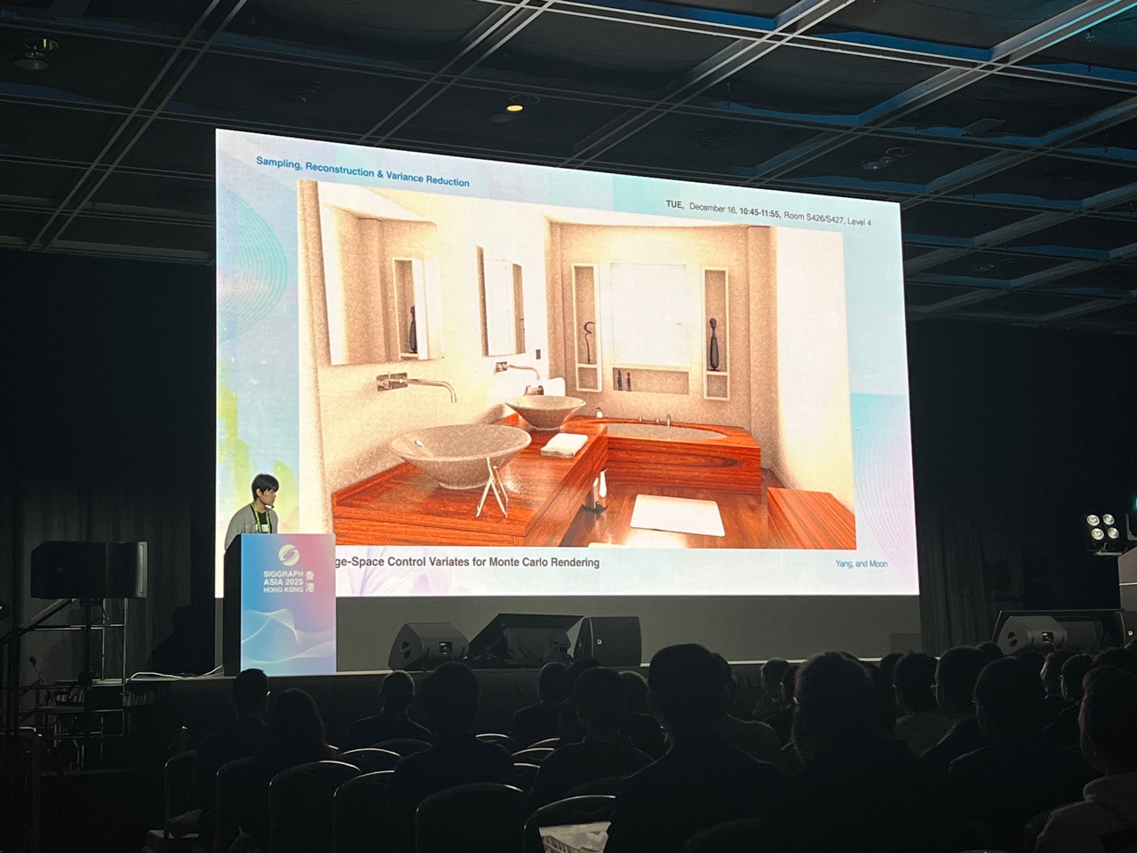 Chanu presented a paper at SIGGRAPH Asia 2025.